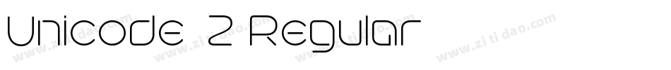 Unicode-1 Regular字体转换
